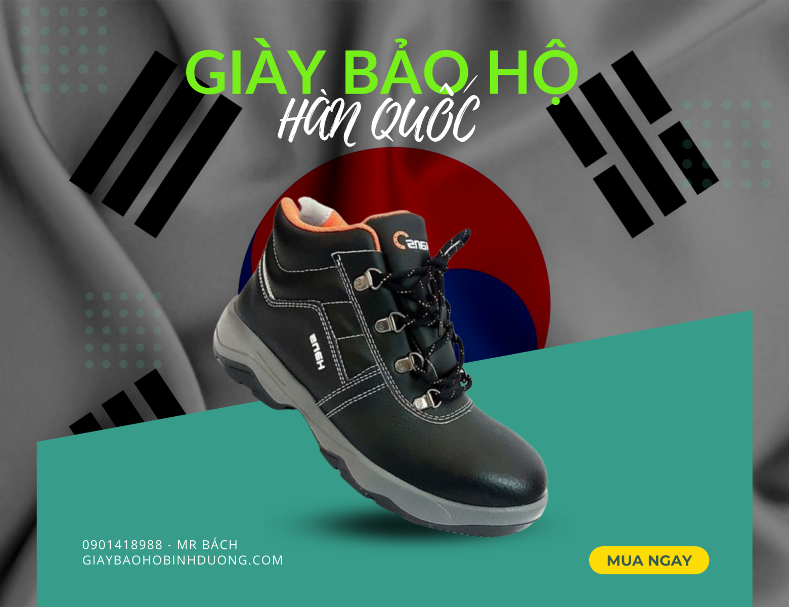 Giày bảo hộ siêu nhẹ Hàn Quốc